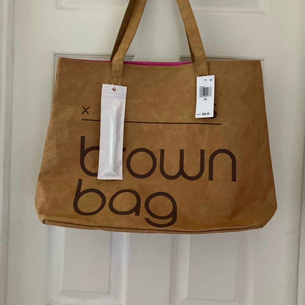 Bloomingdale’s Bloomingdales Big Brown Bag Paper Shopping Gift Bag Personalized - Picture 2 of 4